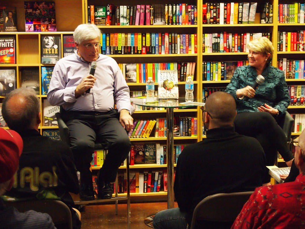 Steve Berry and Barbara Peters