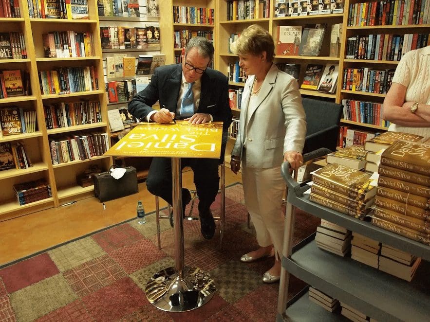 Daniel Silva signing poster