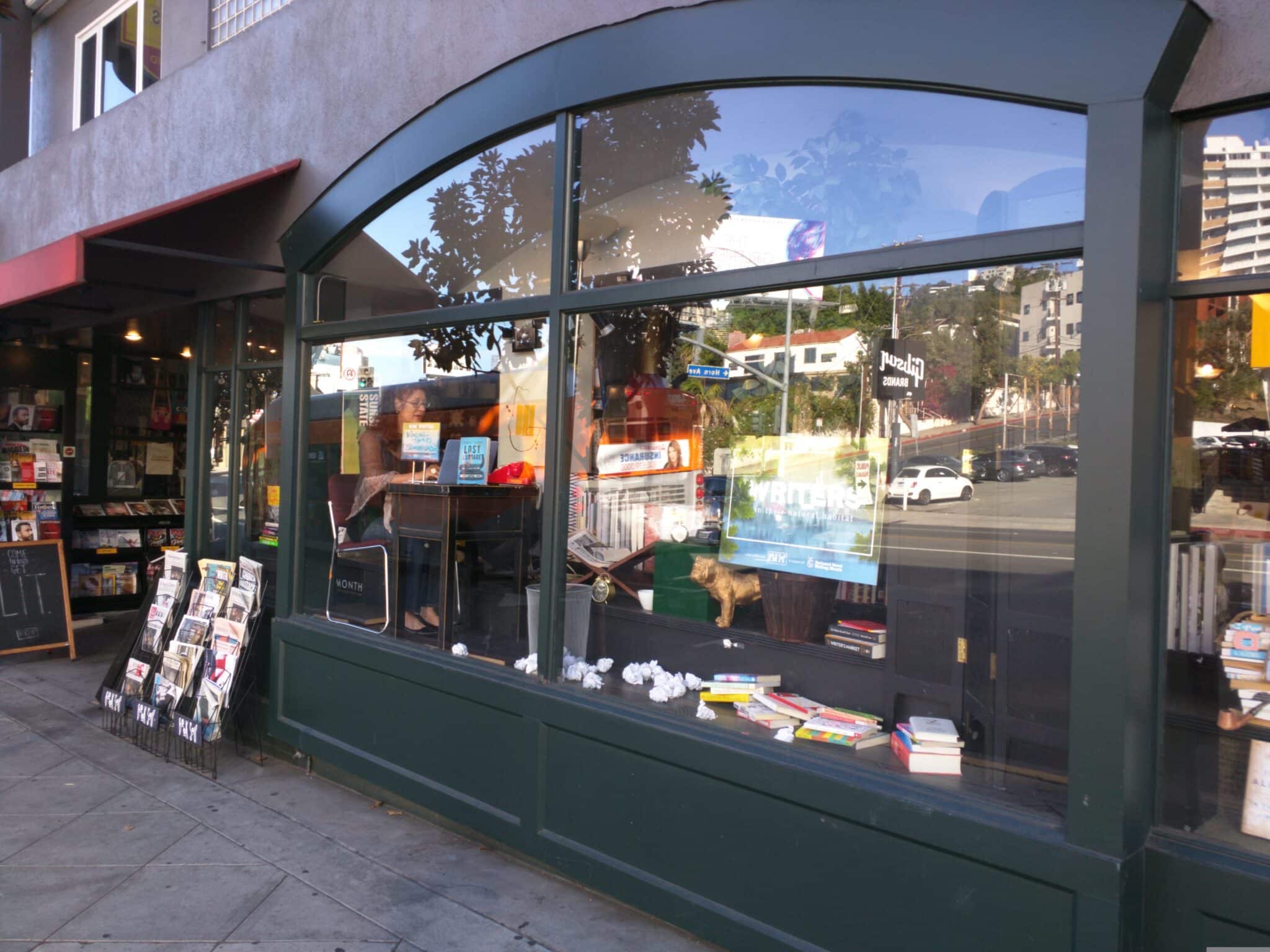 Book Soup window