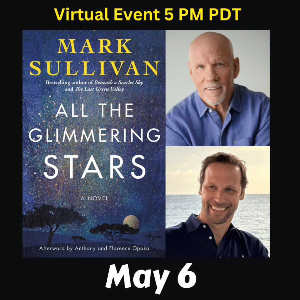 Virtual Event. Mark Sullivan in conversation with Gregg Hurwitz. Monday, May 6th at 5pm PDT.